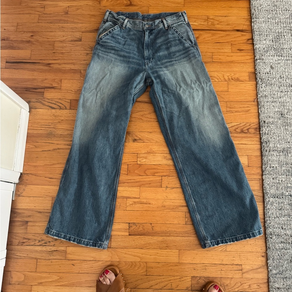 Denimist Teri Wide Leg Carpenter Jeans Sz 29